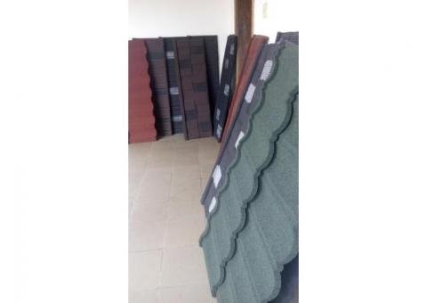 Quality stone coated step tiles roofing sheet / roof tiles in Nigeria