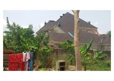 COFFEE/BLACK PATCH STONE COATED SHINGLE ROOF IN LAGOS