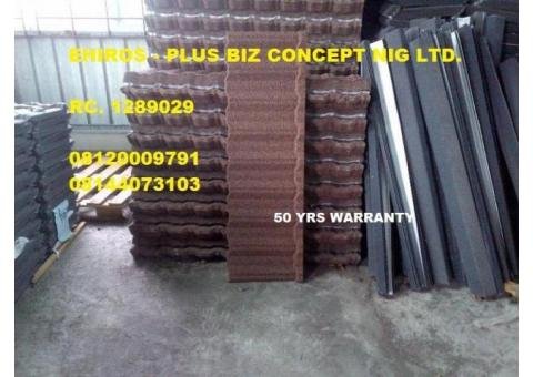 Stone coated step tiles roofing sheet / roof tiles Nigeria