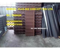 Stone coated step tiles roofing sheet / roof tiles Nigeria