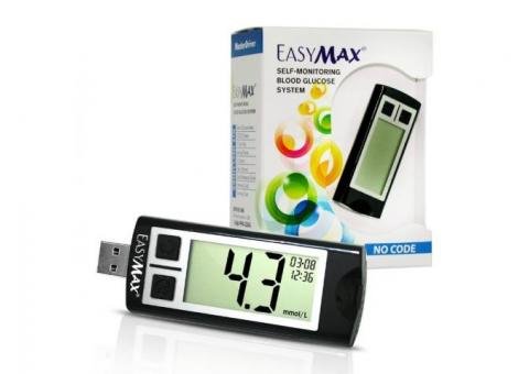 Easymax Blood Glucose Monitor with inbuilt software