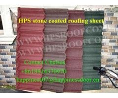 Happiness stone coated metal roof tiles