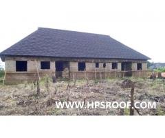 HPS new design stone coated metal roof tiles in Nigeria
