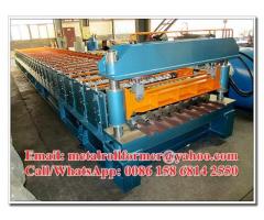 Professional Prepainted Steel Roof Panel Roll Forming Machine Thickness 0.4-0.7mm