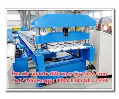 Galvalume Metal Roof Panel Roll Forming Machine , R Panel Cold Roll Forming Equipment